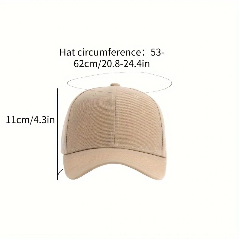 1PC Solid Classic Baseball Cap Vintage Washed Distressed Unisex Hats Outdoor travel Breathable Adjustable Golf Sun Hats