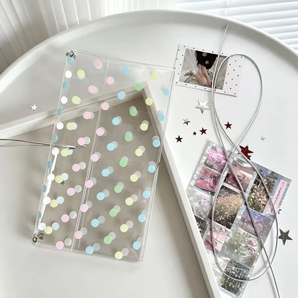 Durable PVC TN Notebook Cover Transparent with Elastic Band Traveler Notebook Cover Transparent PVC Binder Students