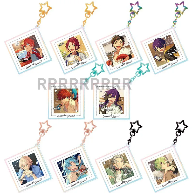 Anime Keychain Doll Subaru Tetora Shinobu Nagisa Hiyori Madara Tsumugi Yuzuru Acrylic Keyring Pendant for Gift