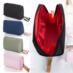 2023 New Makeup Bag Simple Solid Color Cosmetic Bag for Women Pouch Toiletry Bag Waterproof Make Up Purses Case Hot Dropshipping