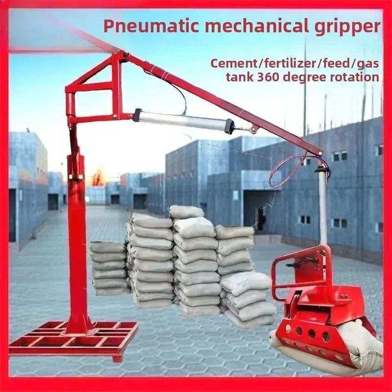 Pneumatic mechanical gripper mobile handling