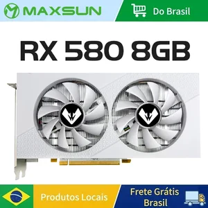 MAXSUN TARJETAS GRÁFICAS NUEVA AMD RADEON RX580 2048SP 8G GDDR5 Tarjeta de video de 256 bits para componentes de computadora de escritorio RX 580 GPU 8 mejores ventas RX580 16GB - №3