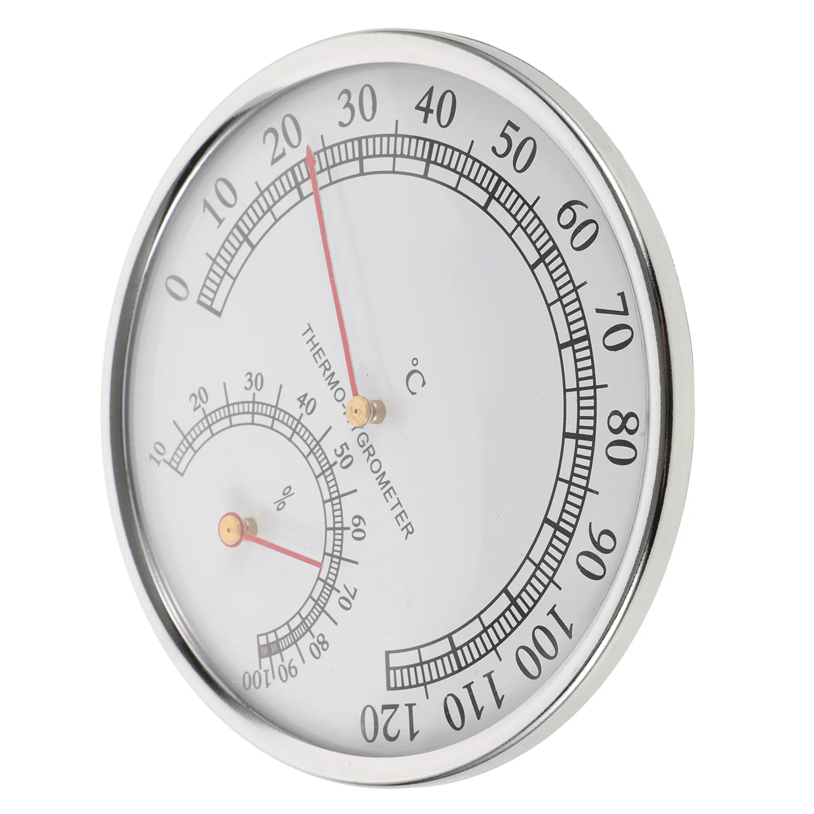 

Sauna Room Hygrometer Thermometer Humidity Gauge Temperature Tester for Home Greenhouse 120 Degrees