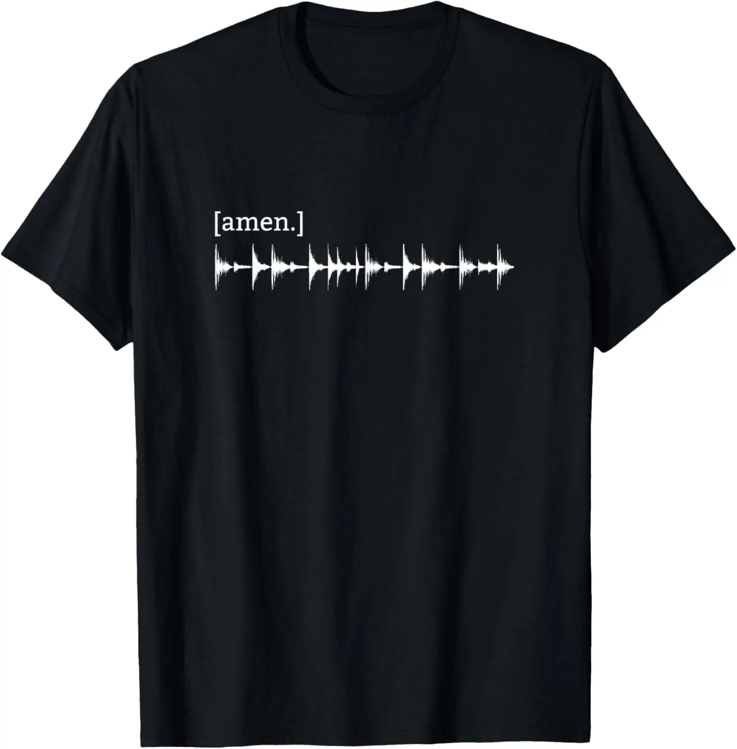 

Amen Break Waveform T-Shirt For DJs T-Shirt