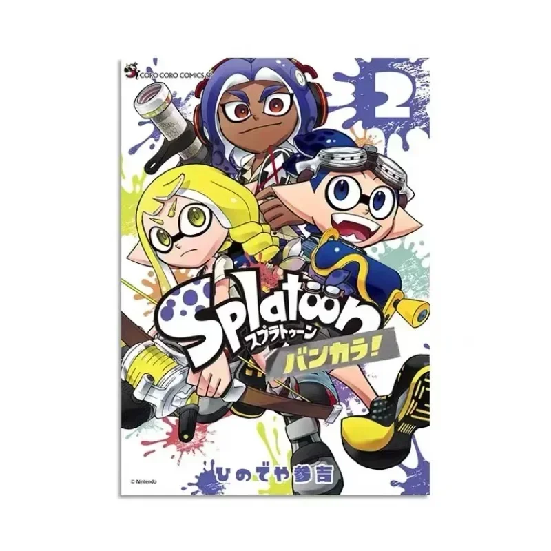 Original Japanese Vertion 328/400 Pages Splatoon 1/2/3 Series Art Set Collection Books