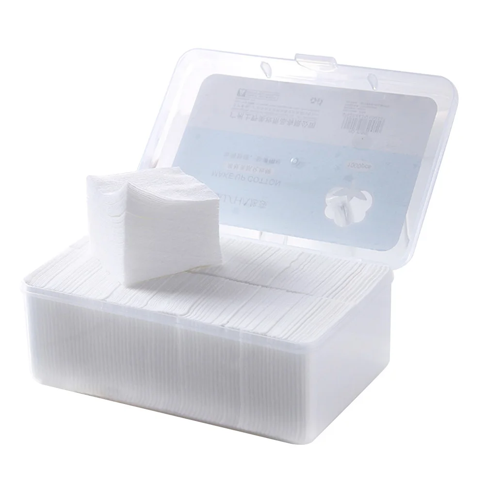 

1000pcs Makeup Facial Non-Woven Skin-Friendly Pads For Face Makeup Removal Toner Application Lightweight Disposable