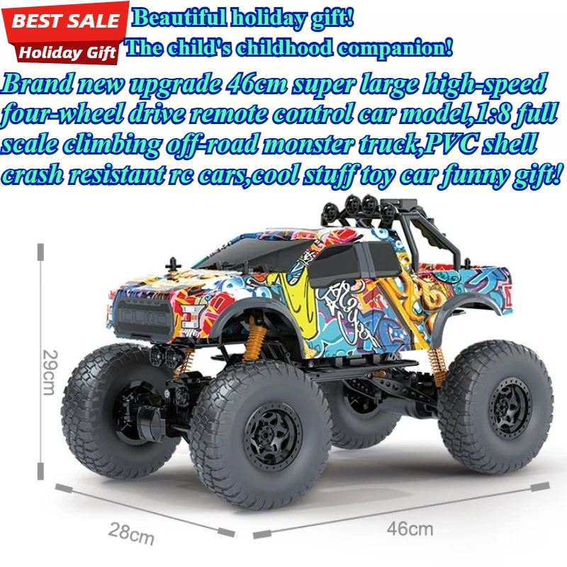 Cool Stuff Toy Car Funny Gift-1:8 High-speed 4WD Climb Off-road Rc Cars for Adults,Rc Truck,Remote Control Car Toy,Monster Truck