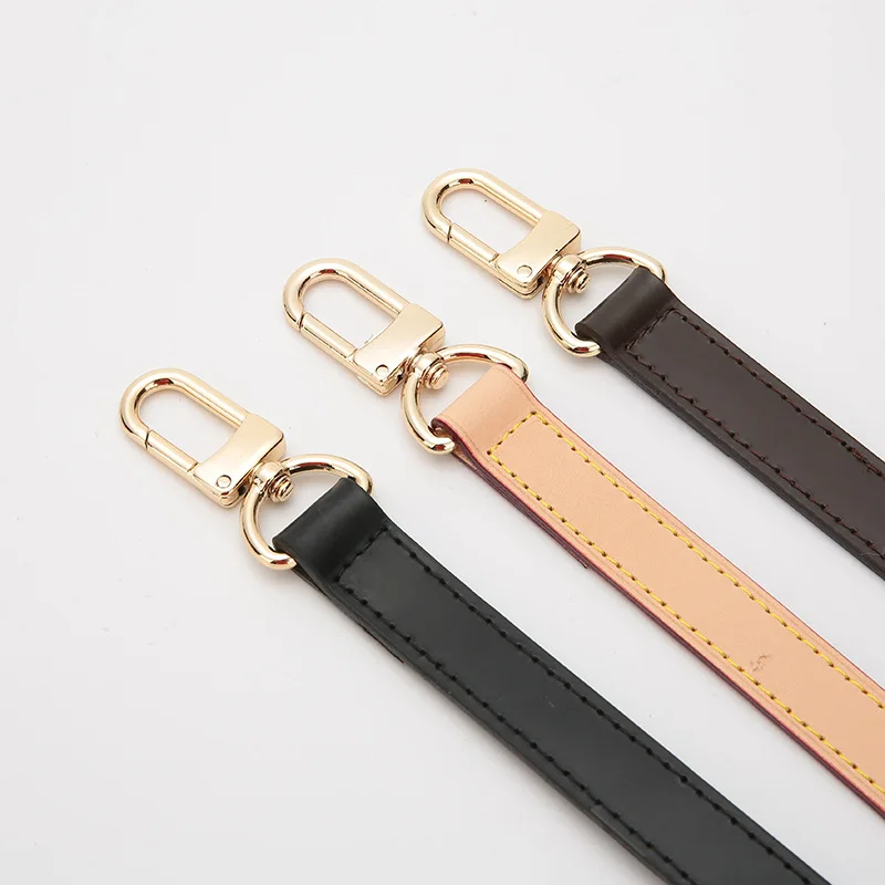 100% Genuine Leather 38-60cm Bags Strap Handle Strap for LV Noe Bucket Bag Short Shoulder Replacemen Straps Bag Accessories