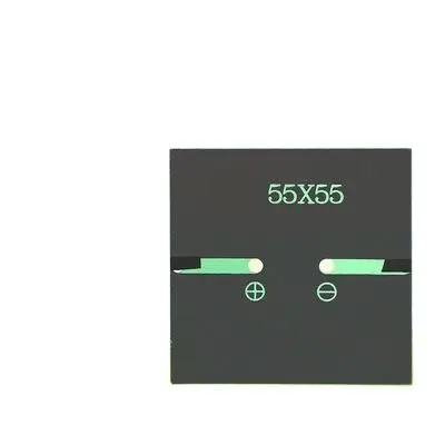 10 Buah Panel Surya 5V 90mA Epoksi 52Mm * 52Mm Panel Surya Poli Tahan Air Digunakan untuk Pengisi Daya Mainan Lampu Surya.