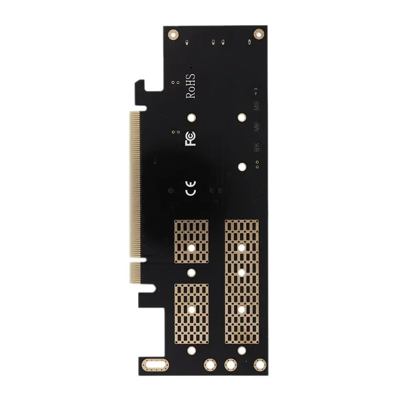 3 In 1 NGFF And MSATA SSD Adapter Card M.2 NVME To PCIe 16X/M.2  SSD To SATA 3.0/MSATA To SATA Converter+2 SATA Cable