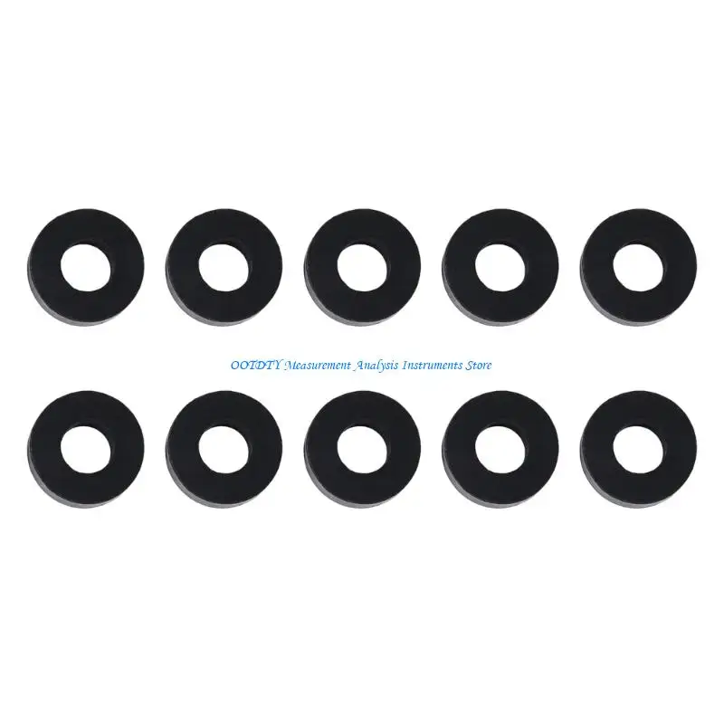 367D 10Pcs Mechanical Mounting Rubber Cushion Washer 25 mm Outer Diameter
