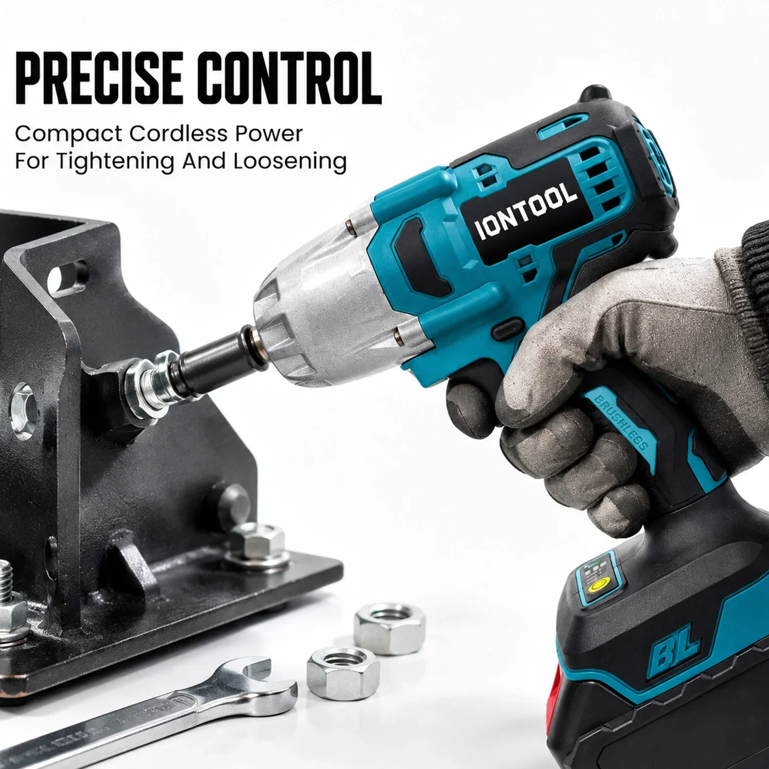 IONTOOL Cordless Impact Wrench DTW2000 2000N.m For Heavy Earthmoving Equipment Track Bolt Fastening For Makita 18V Battery Tools