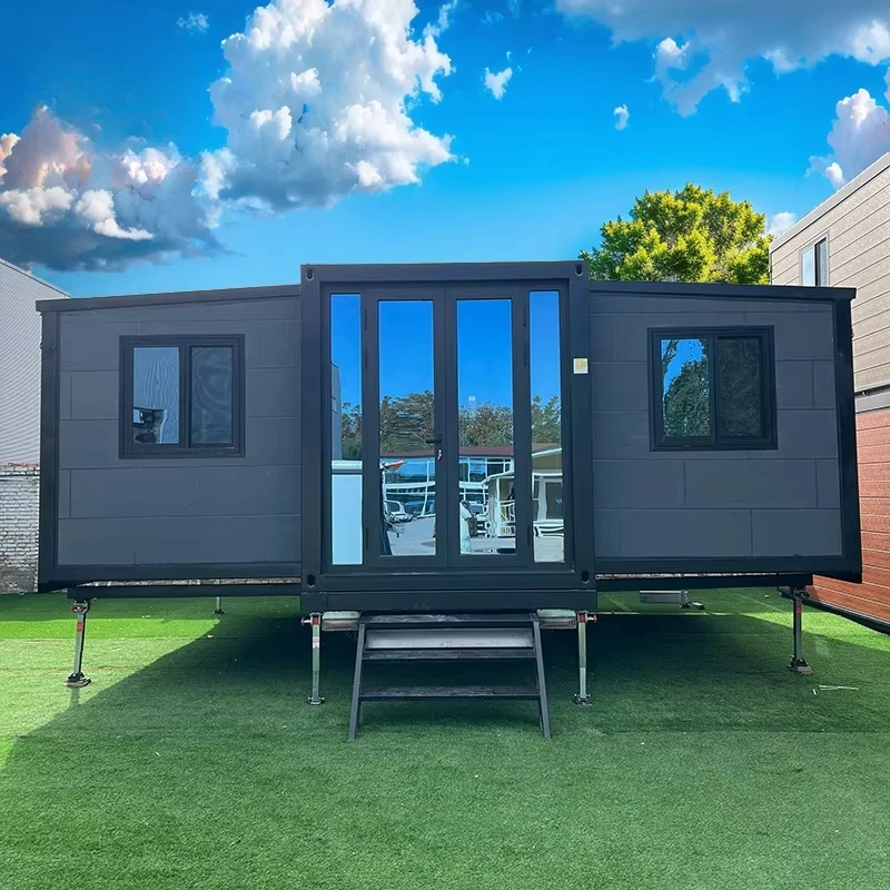 Prefab Expandable House 20ft Folding Container Home Portable Modern Breathable Insulated Steel for Office Gym Hotel Customized