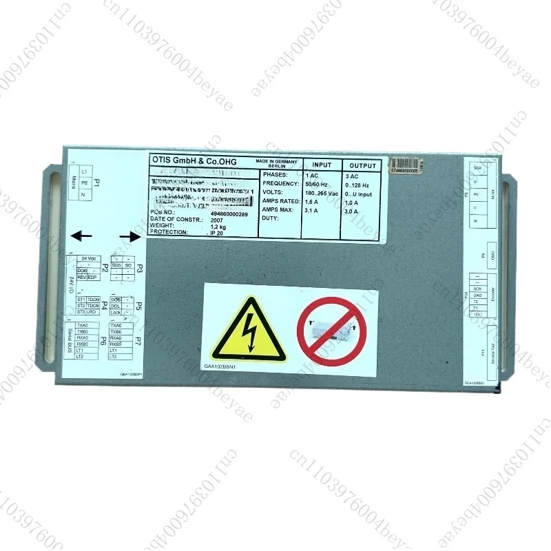 

Elevator DCSS5-E door motor frequency converter GCA24350BH1 GBA24350BH10