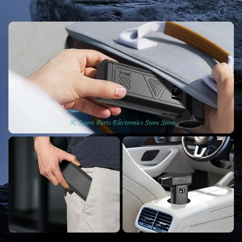 SZ Portable USB Air Duster 130000RPM Highly Performances Dust Removal Tool LED Enabled