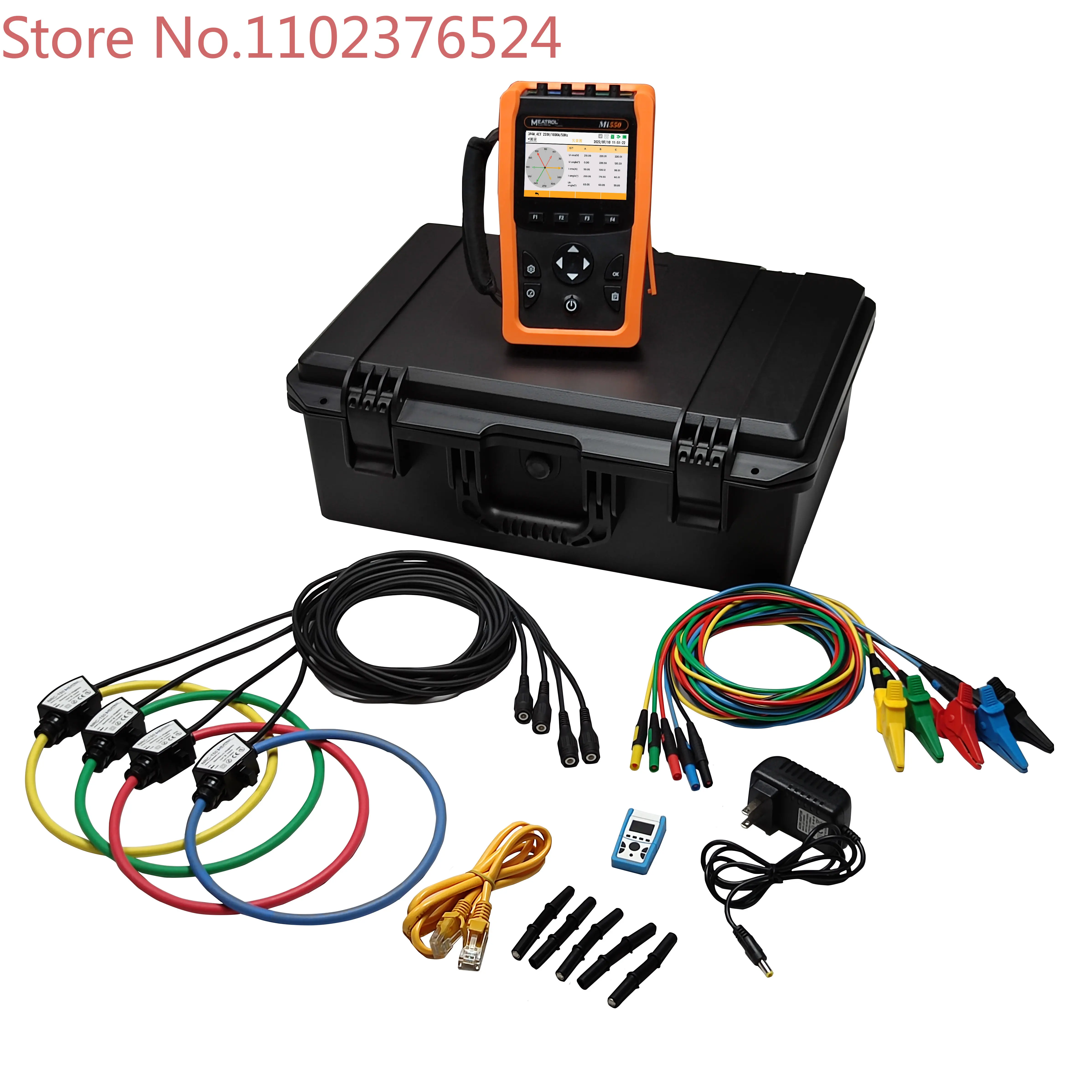 

32GB Data logger Mi550 Rogowski coil AC current clamp Meter Power quality analyzer Power data logger