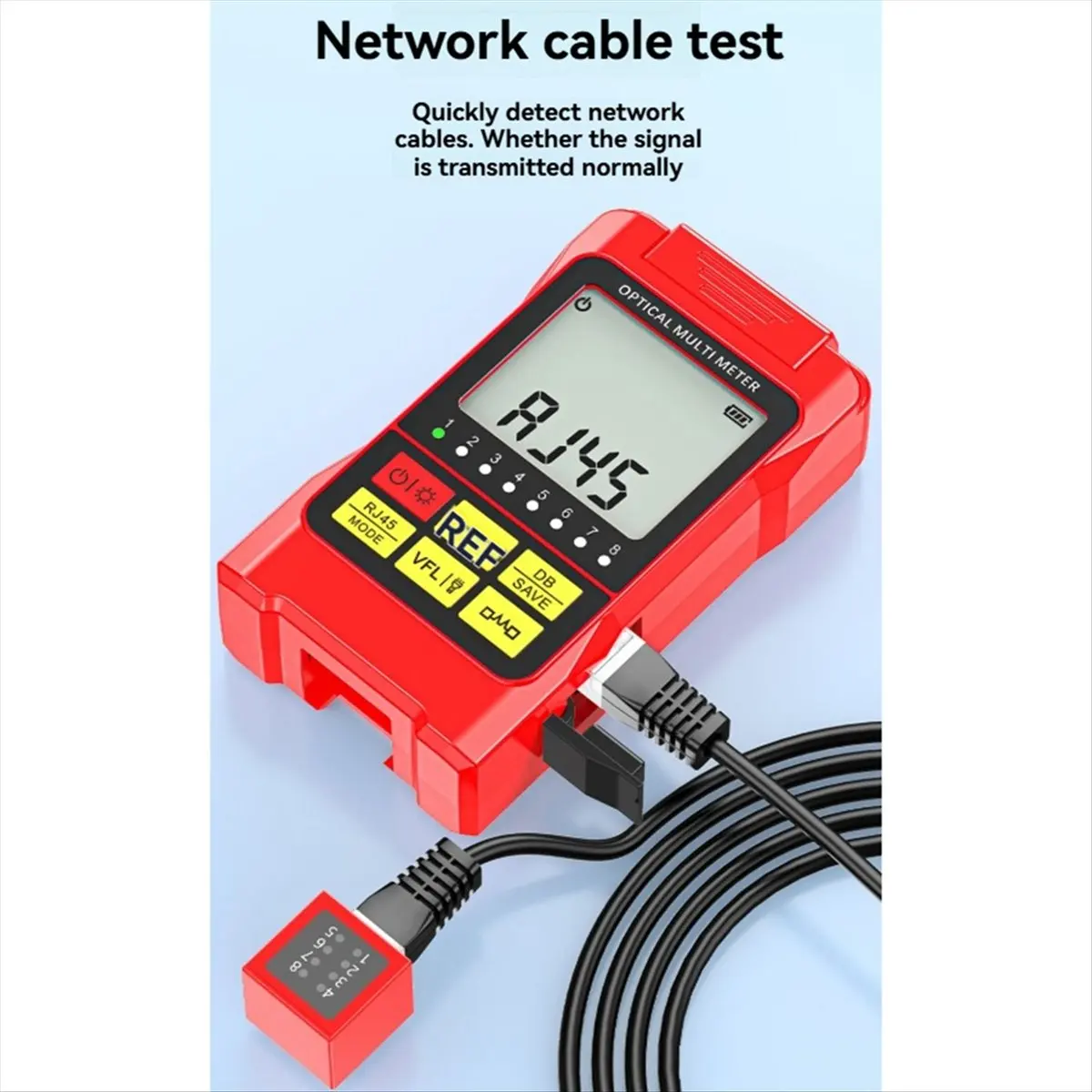 

Stable- 100mW Fiber Optic Optical Power Meter -70-+10dbm Optical Multimeter for Detect Network Cable Signal Trans