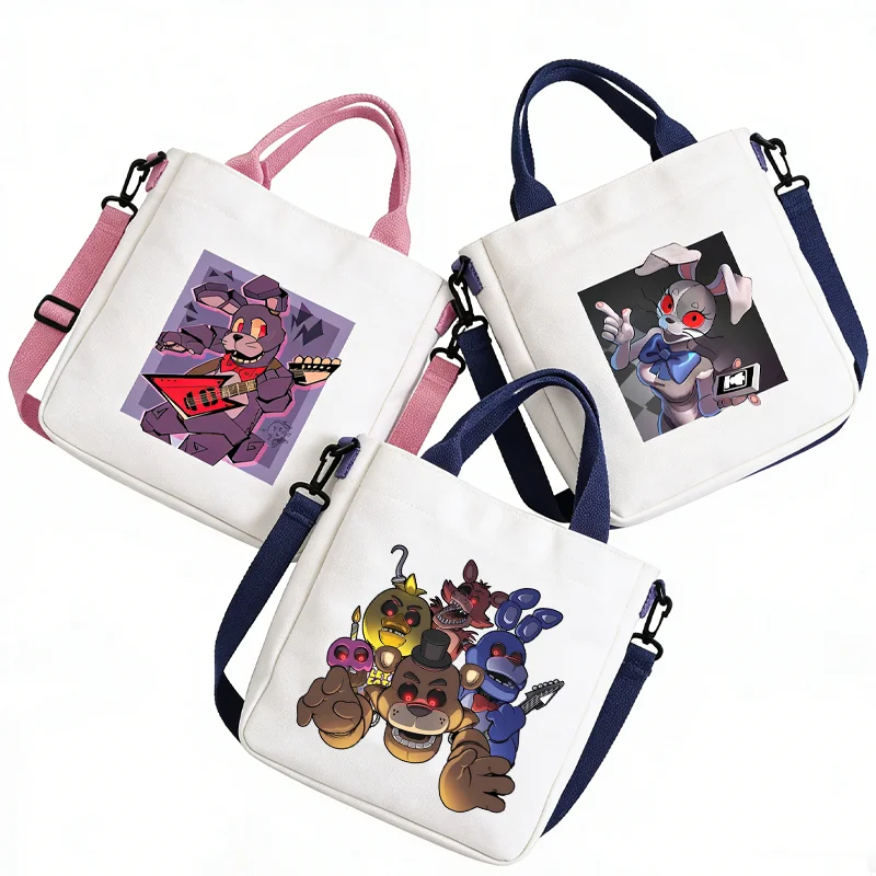 Five Nights At Freddys Oxford Shoulder Bag Cute Casuals Large Capacity Storage Handbag Printing Mobile Phone Crossbody Bags Gift