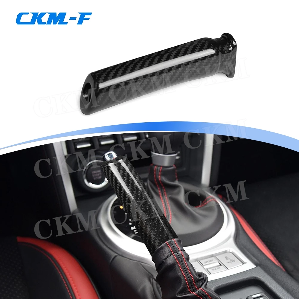 

Carbon Fiber Car Handbrake Shell Hand Brake Trim Cover For Toyota GT86 FT86 ZN6 Subaru BRZ 2013-2020 Car Accessories Body Kits