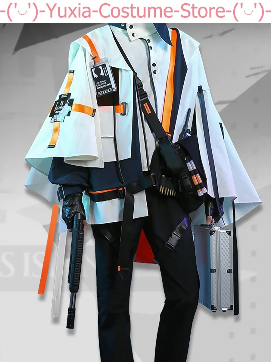 Anime! Arknights Voll strecker Sektator Spiel offizier schöne gotische Uniform Cosplay Kostüm Halloween Anzug für Männer