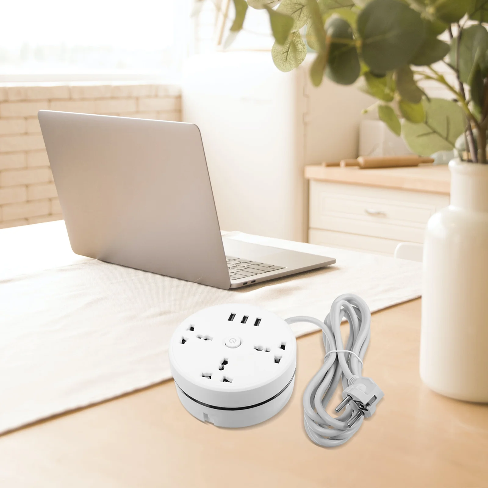 

Multi-Use Power Strip Panel Portable Extension Socket Board Over Voltage Current Protection For Travel Camping Outdoor