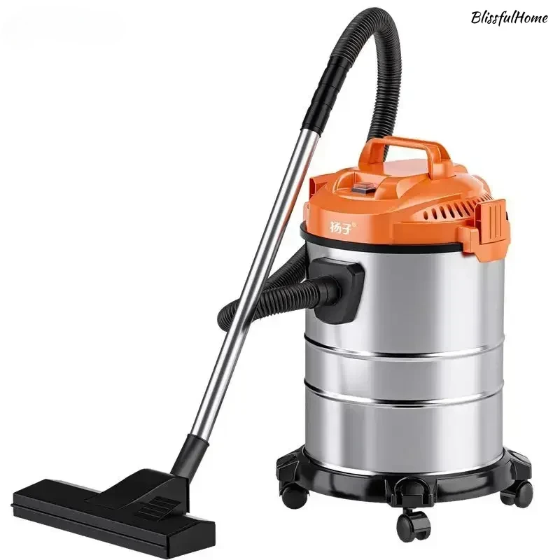 New high-power vacuum cleaner. For home and commercial. Large suction. Wet and dry. For decoration and industry. Small.