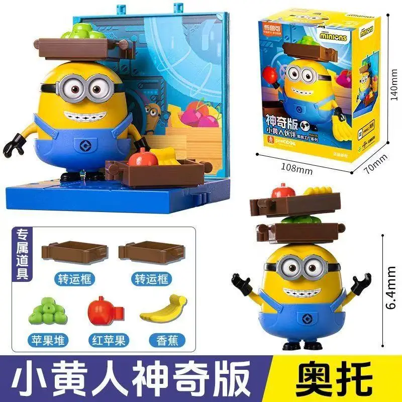 BLOKEES blocs Minions Jam usine Otto Bob Kevin Stuart partenaire édition magique figurine assembler des blocs de construction modèle jouets