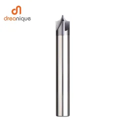 1 pcs inner radius chamfer tools 4-14mm deburring solid carbide end mills Router Bit 90 deg coated chamfering milling cutter