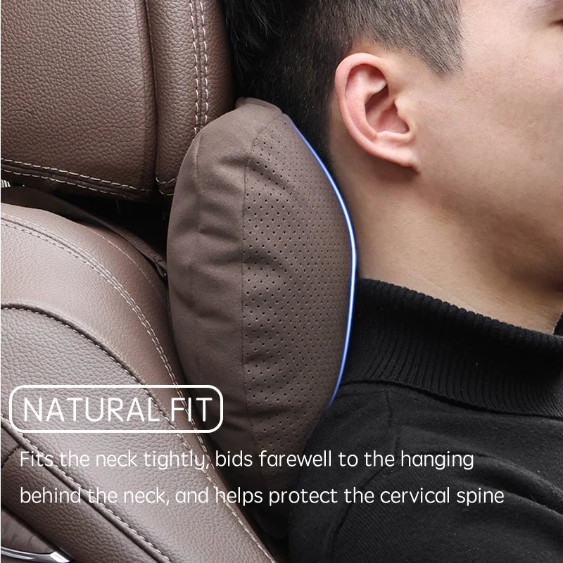 Car Neck Pillow Seat Headrest Lumbar Spine Protectio For Roewe Ei5 Rx5 I5 Rx3 550 350 D7 D5x Erx5 Imax8 DMH EV 2024 Accessories