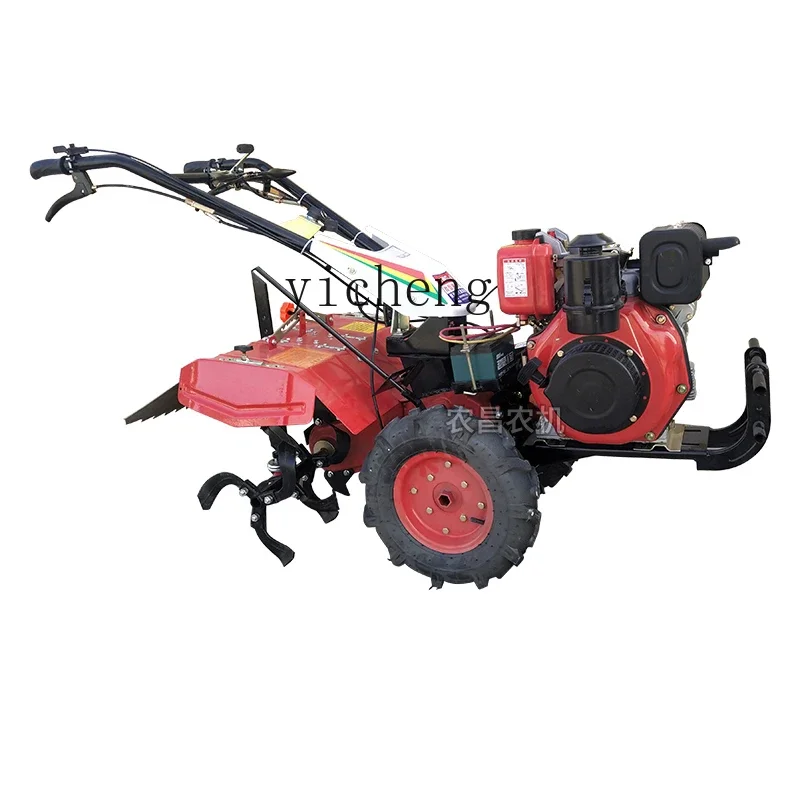 

/электрическая пусковая четырехколесная многофункциональная газонокосилка с двойным дифференциальным микро культиватором