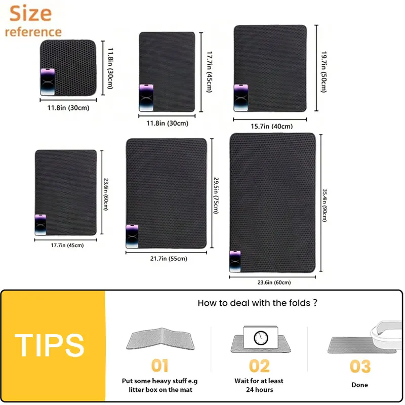 Waterproof Double Layer Litter Mat 5