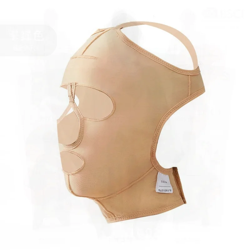 Masque facial complet, bandage pour sculpture de fil d'aspiration faciale, plis nasolabiens, soulever et serrer le double menton, ensemble mandibulaire