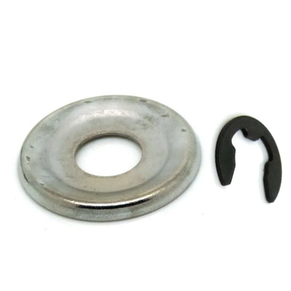 E Clip and 27mm Washer Compatible with For Most Chainsaw Models and Types Replacement Parts for Chainsaw Equipment Maintenance