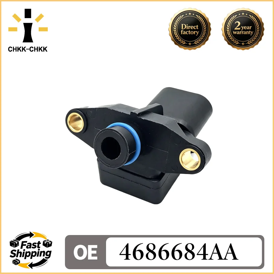 CHKK-CHKK MAP Drucksensor 4686684AA 4686684AB SU3208 227025 für Dodge Ram 1500 Viper Caravan Neon Stratus