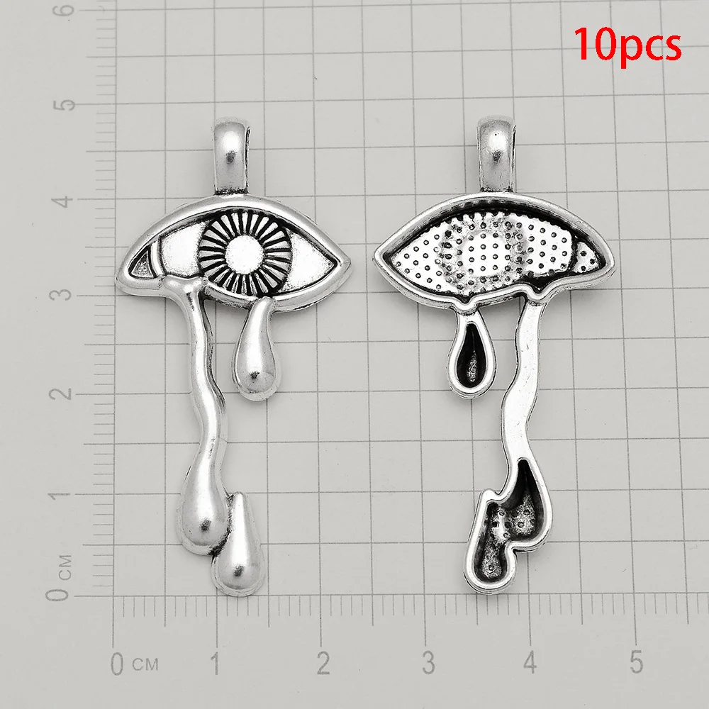 5/10pcs/lot Vintage Africa Egyptian Pharaoh Ankh Cross Eye Of Horus Charms Kokopelli Pendant For Diy Jewelry Making Supplies