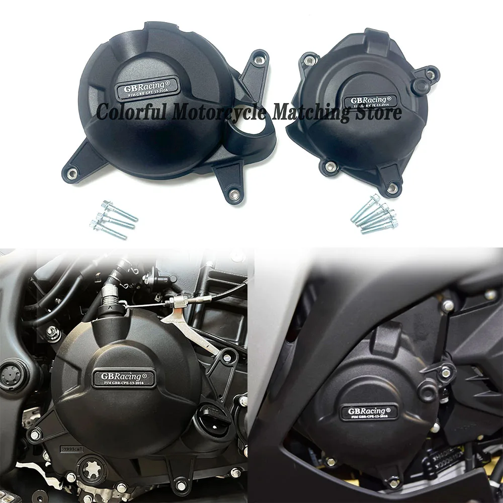 

FOR GBRacing Engine Protection MT-03 & YZF-R3 Engine Cover Motorcycle Protection Covers Protective Case Set 2023-2024