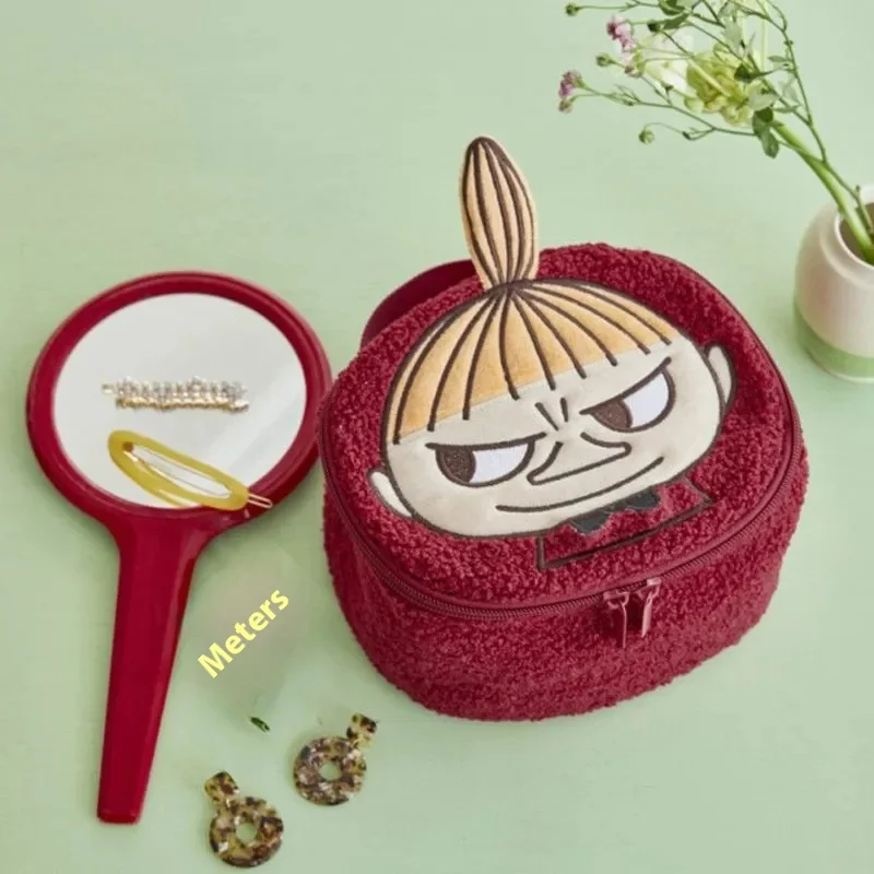 Японский журнал, посылка с приложением, плюшевая косметичка с вышивкой Moomin, сумка для хранения, маленькая сумка для хранения мелочей, студенческая сумка