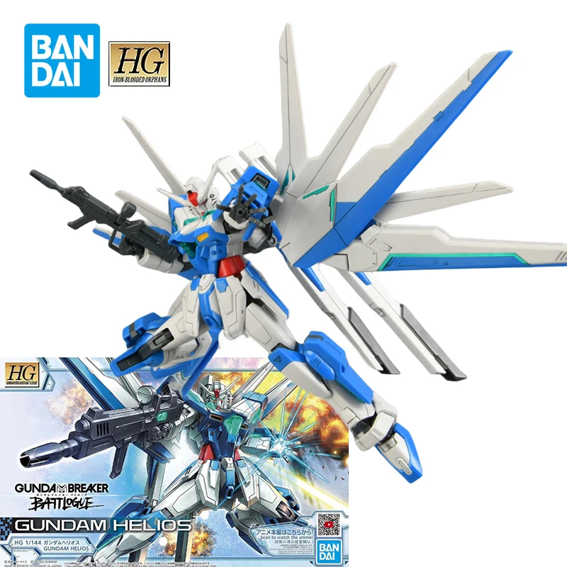 Bandai HG Gundam Anime Figures Gundam Helios Action Figure Build& GBB GUNDAM BREAKER BATTLOGUE Assembly Model Toys Gifts