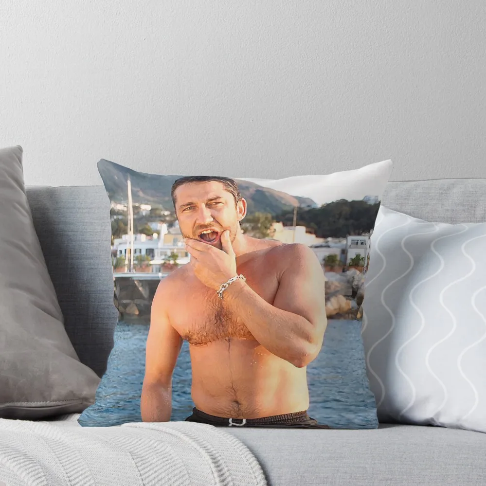 

Gerard Butler, for True Fans Throw Pillow Christmas s Covers christmas decorations for home 2025 Pillow Case Christmas pillow