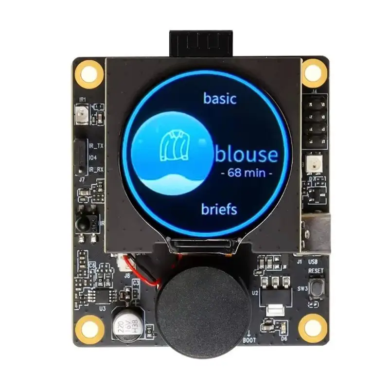 

A32T-IR Remote Wireless Control 1.28Inch Display ESP32-C3-Lcdkit SPI LCD Screen Development Board GUI Function Test Evaluation K