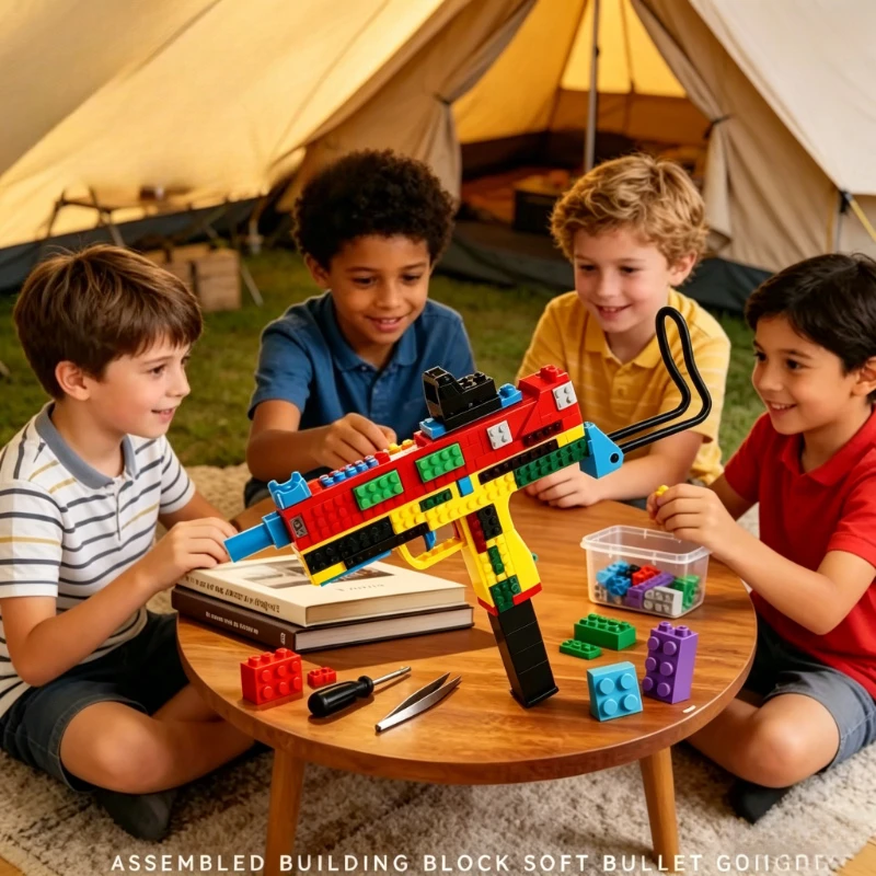 

Набор для сборки уличных игровых конструкций: развивающие креативные строительные блоки для детей