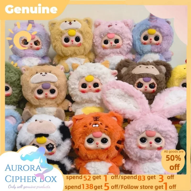 

New Original Baby Three Twelve Zodiac V2 Plush Toys Blind Box Trendy Play Vinyl Doll Collection Ornament Mystery Gift Collectors