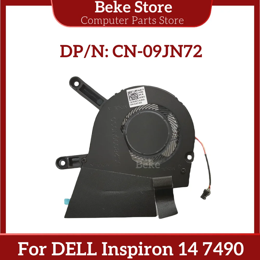 Beke nouveau Original pour DELL Inspiron 14 7490 ordinateur portable dissipateur thermique ventilateur de refroidissement 09JN72 CN-09JN72 9JN72 soleil rapide