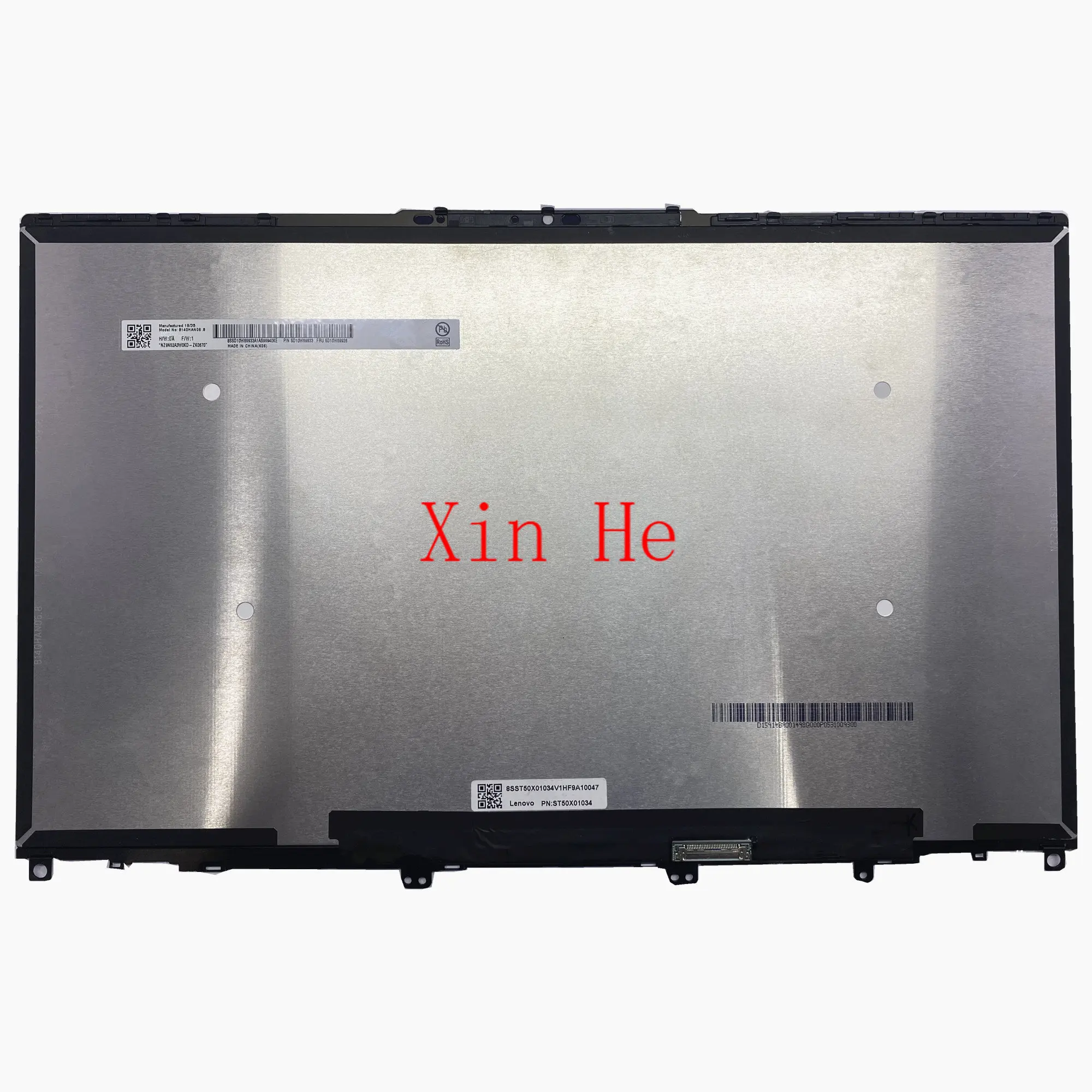 

B140HAN06.8 14.0'' Laptop LCD Touch Screen Digitizer Assembly for Lenovo Yoga Slim 7-14IIL05 7-14ITL05 7-14ARE05 FRU: 5D10W69926