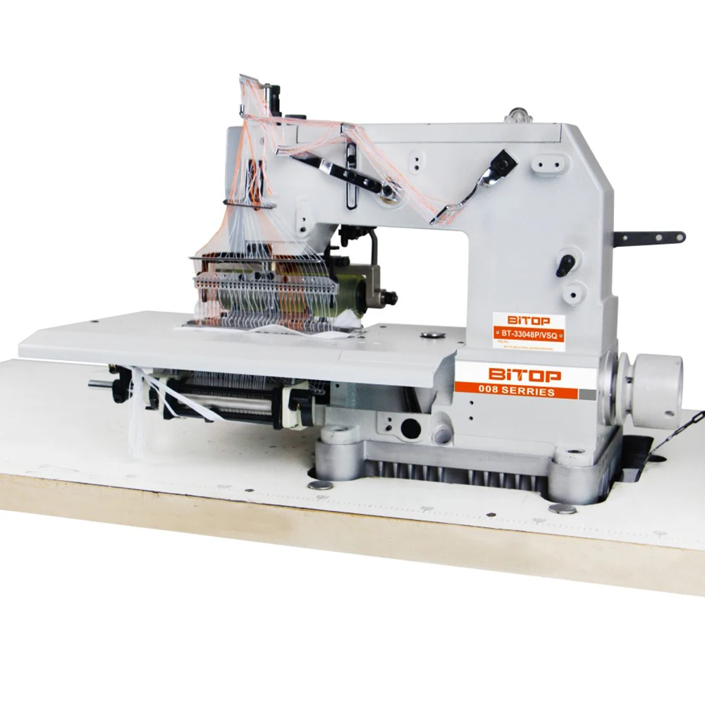 KANSAI Type Flat Bed 33 Needle Elastic Shirring Machine Dress Making