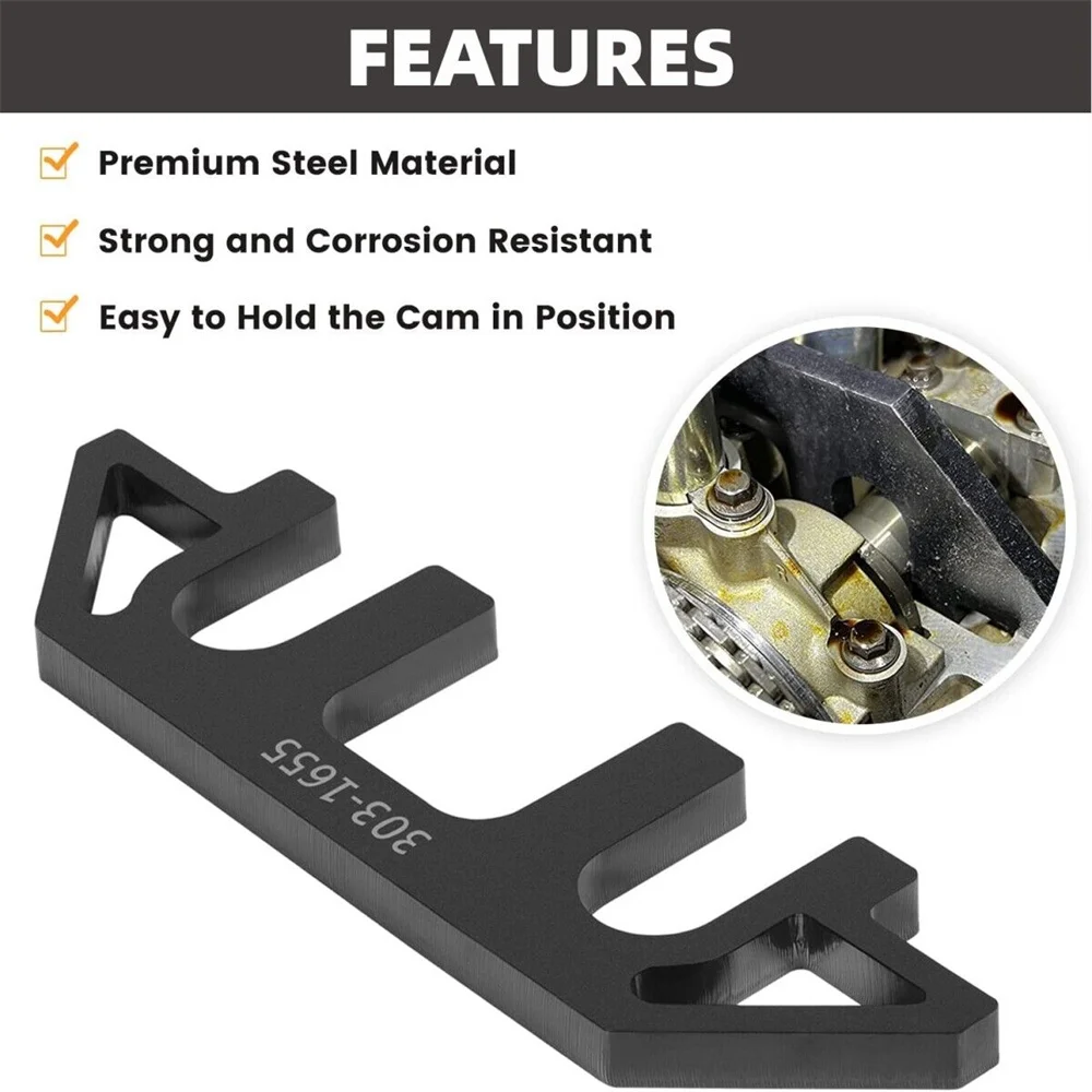 for Ford 3.5L Upgraded EcoBoost Engine GT F-150 303-1655 Camshaft Holding Alignment Timing Tool and 303-1530 Chain Tensioner Set