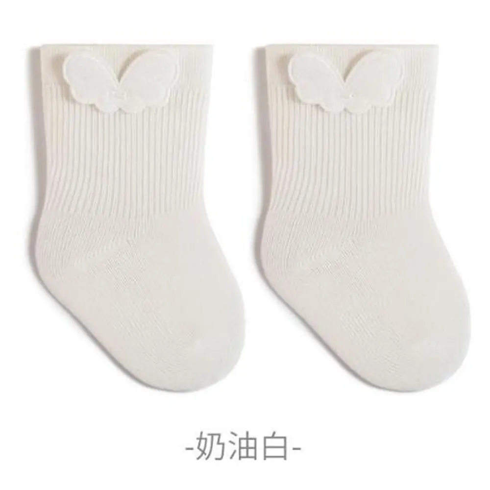 Combed cotton newborn baby socks angel wings baby socks not leg baby floor socks.