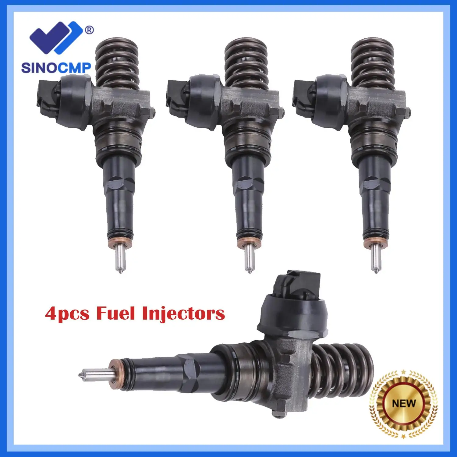 4pcs Fuel Injector 0414720215 0414720115 038130073AG For Seat Altea Diesel Leon Toledo Fabia Engine BHC BKC BJB BXE BXF AXR