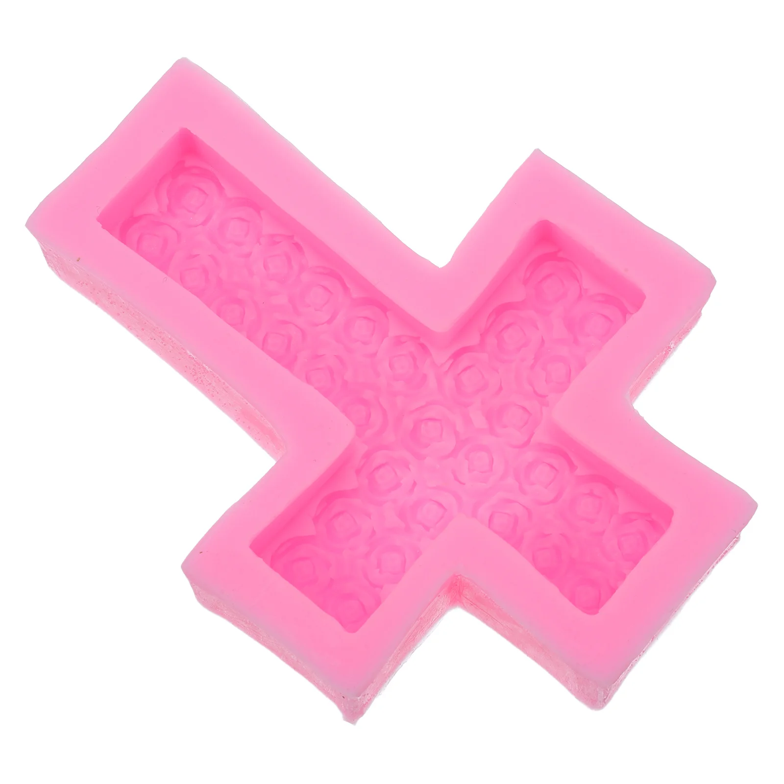 

Flexible Rose Cross Silicone Mold for Soap Resin Wax Epoxy Casting DIY Valentines Day Artistic Mold Flower Molds Silicone