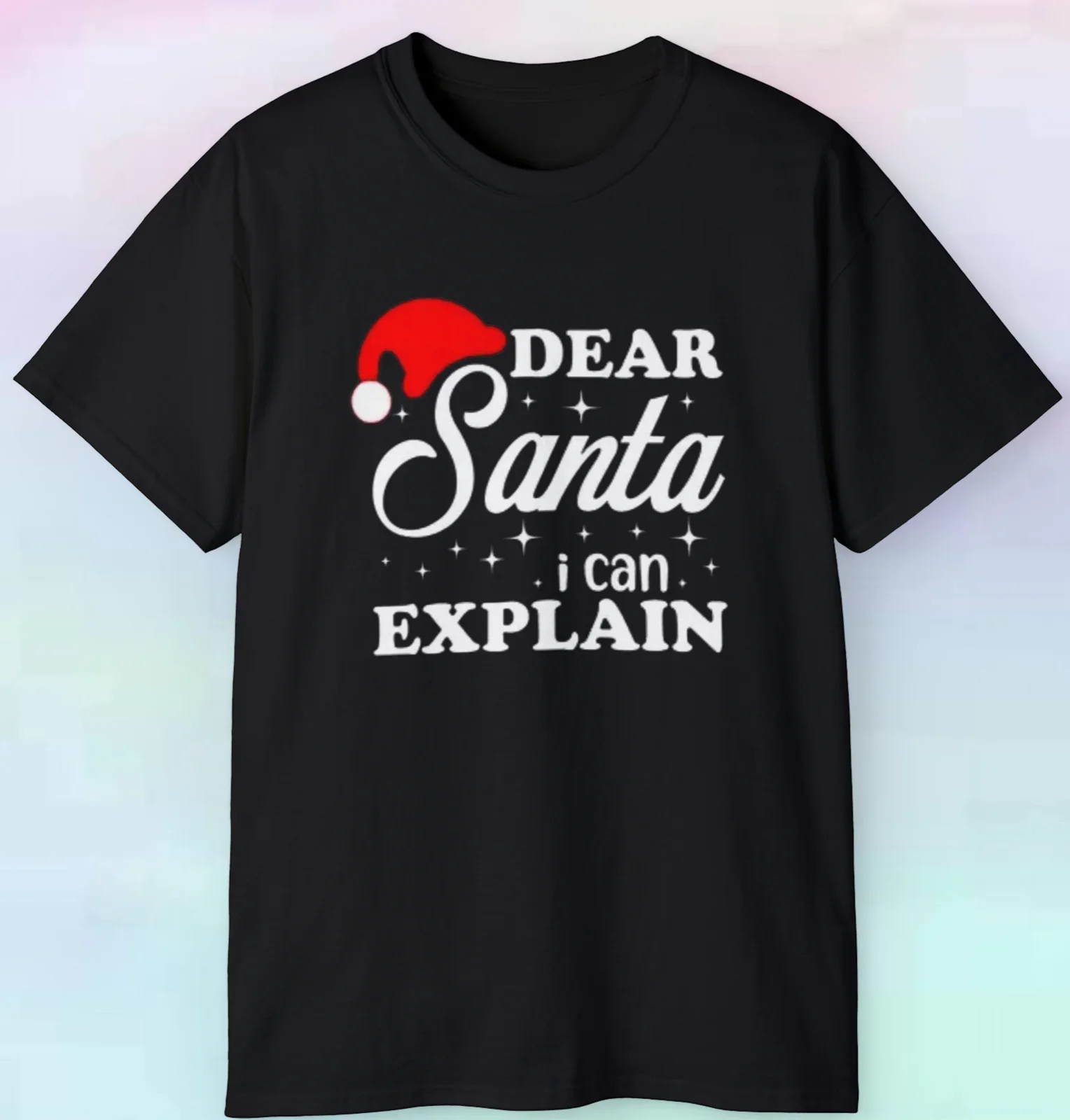 Men's Women's Men's Women's Dear Santa I Can Explain T Shirt | Christmas | S-5XL